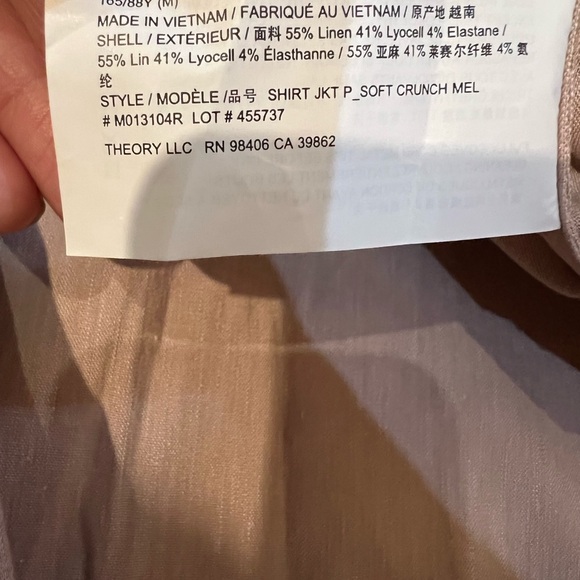 Theory Patch Pocket Shirt Jacket with Belt - Picture 6 of 6